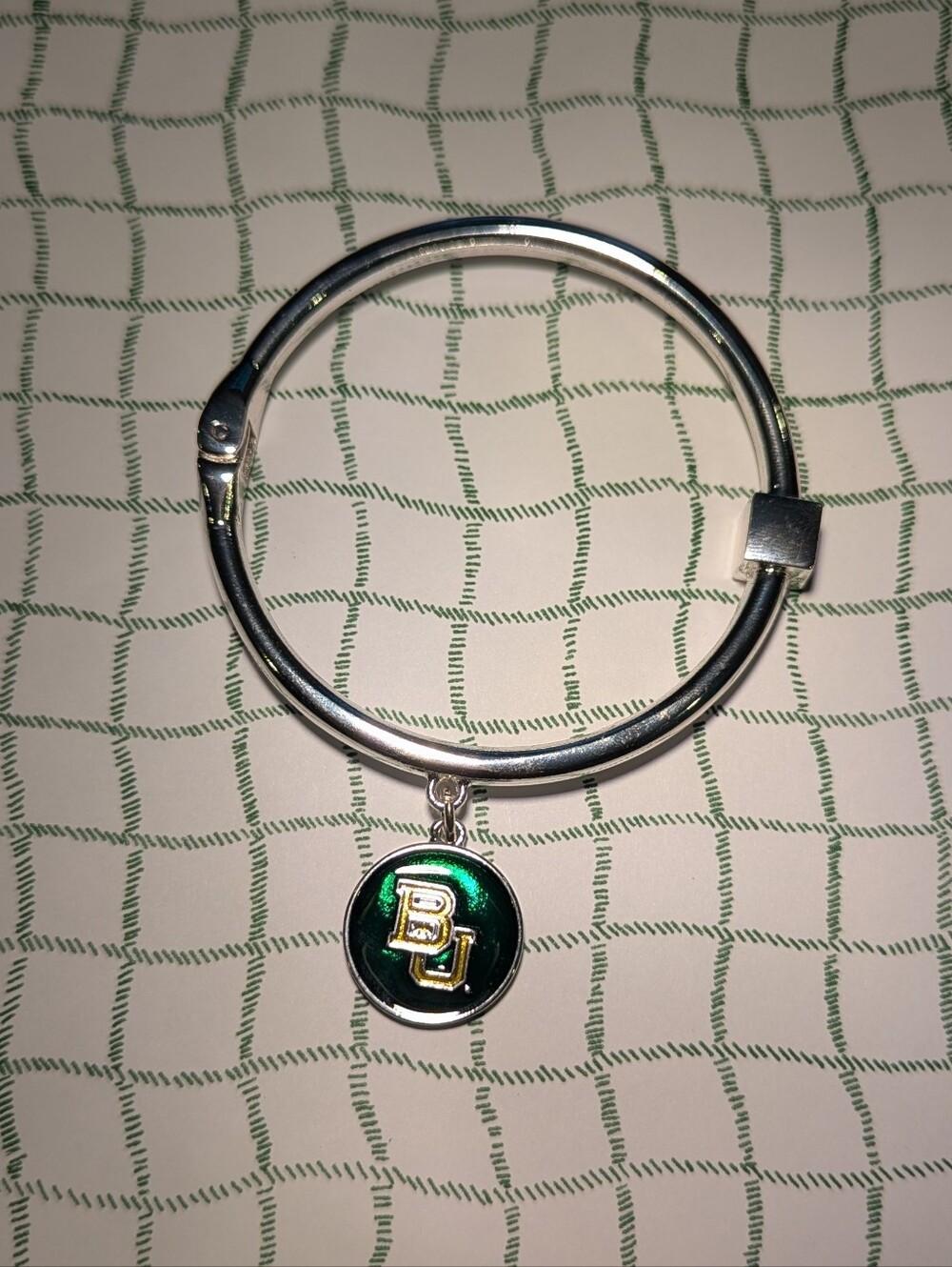 Baylor Bears bangle bracelet Brand New w Box GREEN